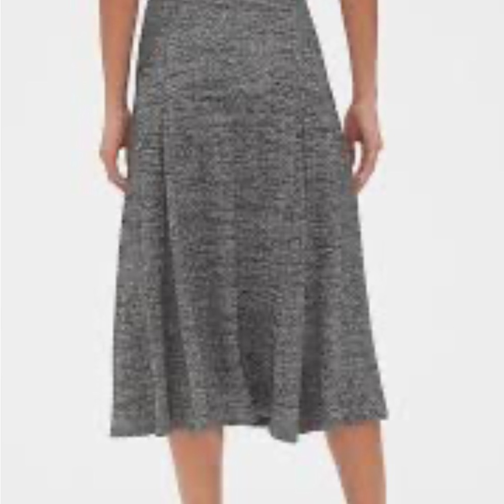 Gap Softspun Metallic Midi Circle Skirt